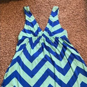 J. Crew Maxi Chevron